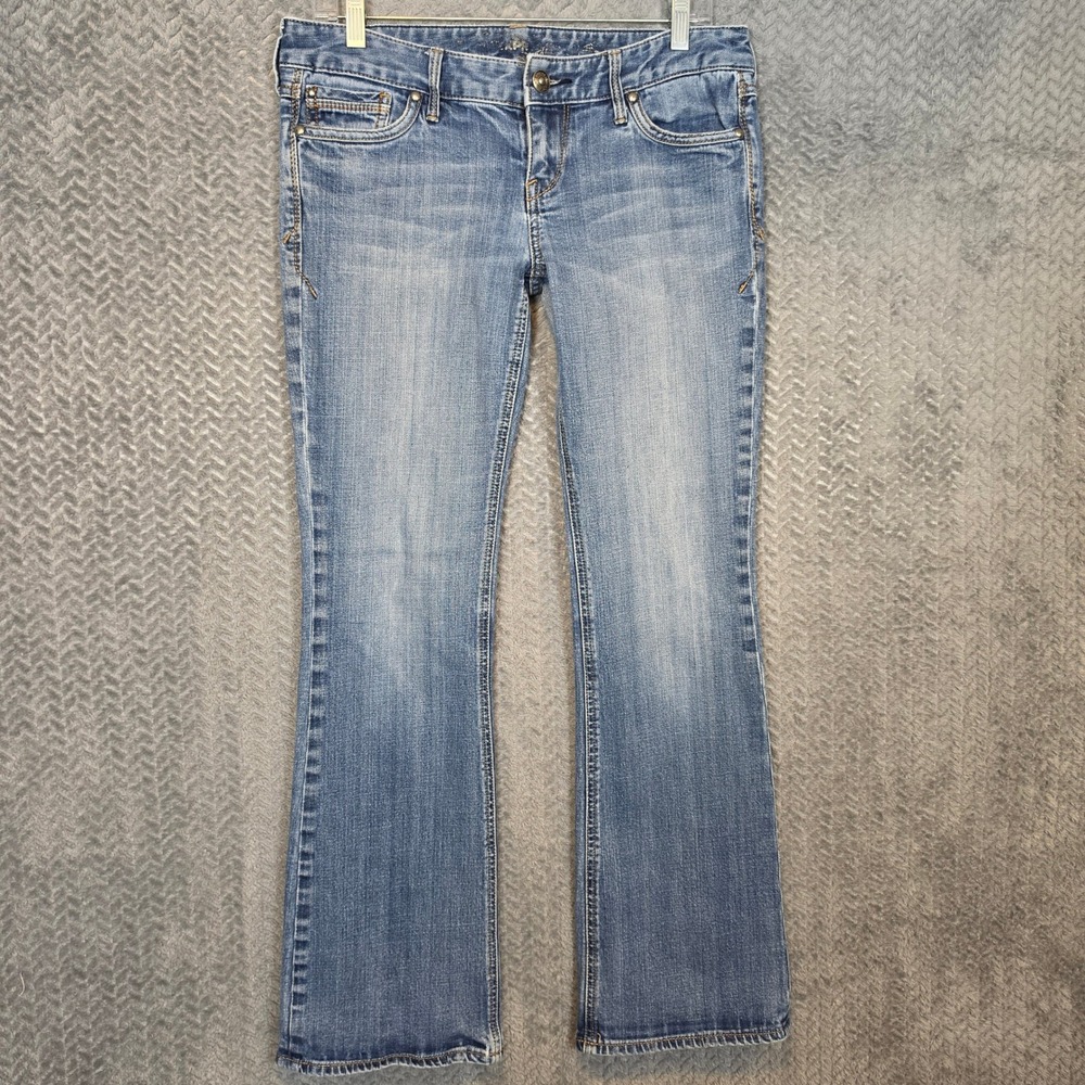 Express Women 8R Medium Wash Low Rise Bootcut Denim Jeans
